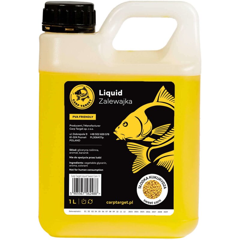 Liquid CARP TARGET Gęsty Booster Słodka kukurydza (1 l)