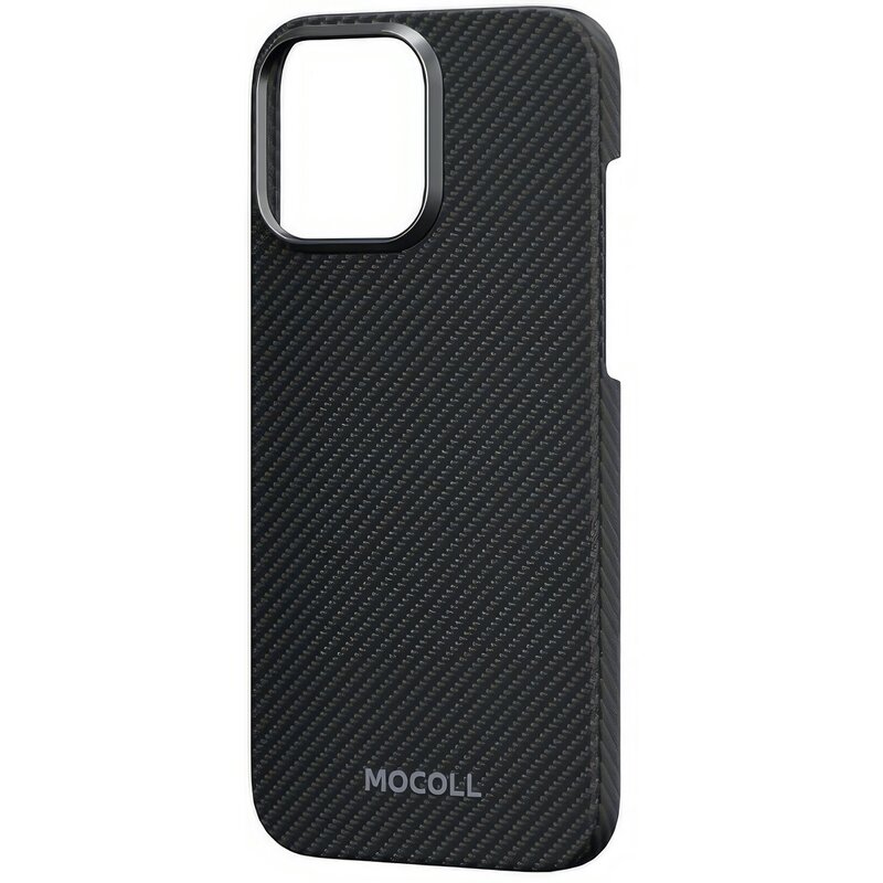 Etui MOCOLL Bulletproof Aramid Fiber Magnetic do Apple iPhone 16 Pro Czarny