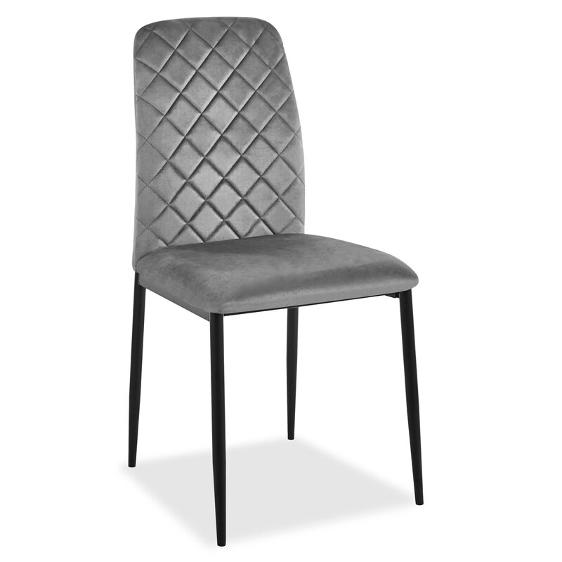 Krzesło EHOKERY Maverik Velvet Grafitowy