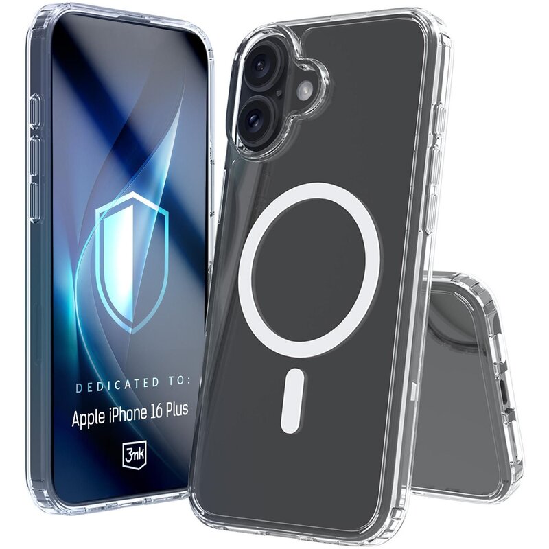 3mk Armor MagCase do iPhone 16 Plus Przezroczysty