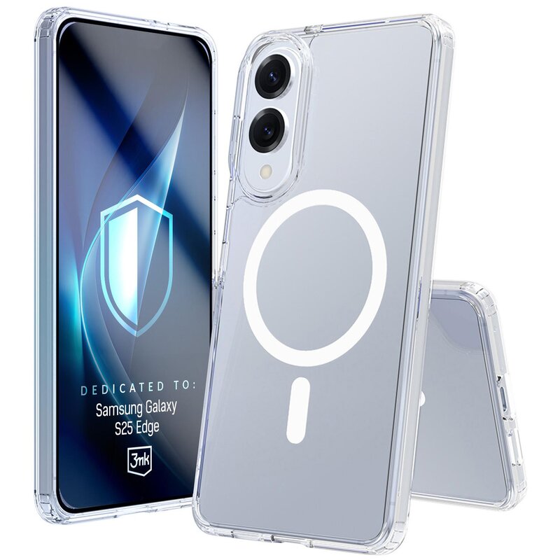 3mk Armor MagCase do Samsung Galaxy S25 Edge Przezroczysty