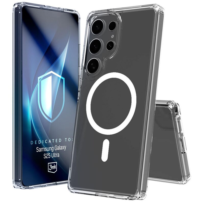 3mk Armor MagCase do Samsung Galaxy S25 Ultra Przezroczysty