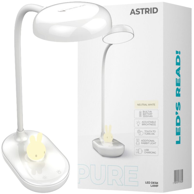 Lampka biurkowa FOREVER LIGHT Pure FLB-30 Astrid Biała