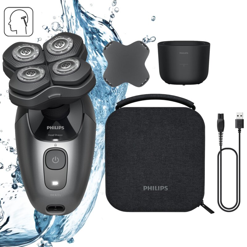 Golarka do głowy PHILIPS Head Pro Seria 7000 HS7980/15 Na mokro i sucho