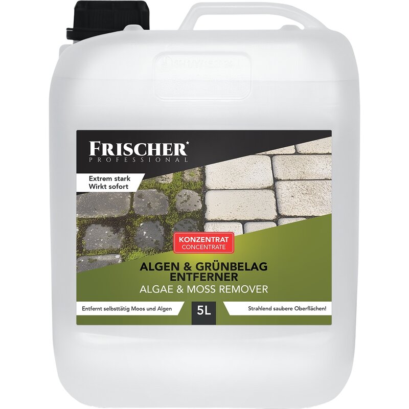 Płyn do usuwania mchu i zielonych nalotów FRISCHER Professional 5 l