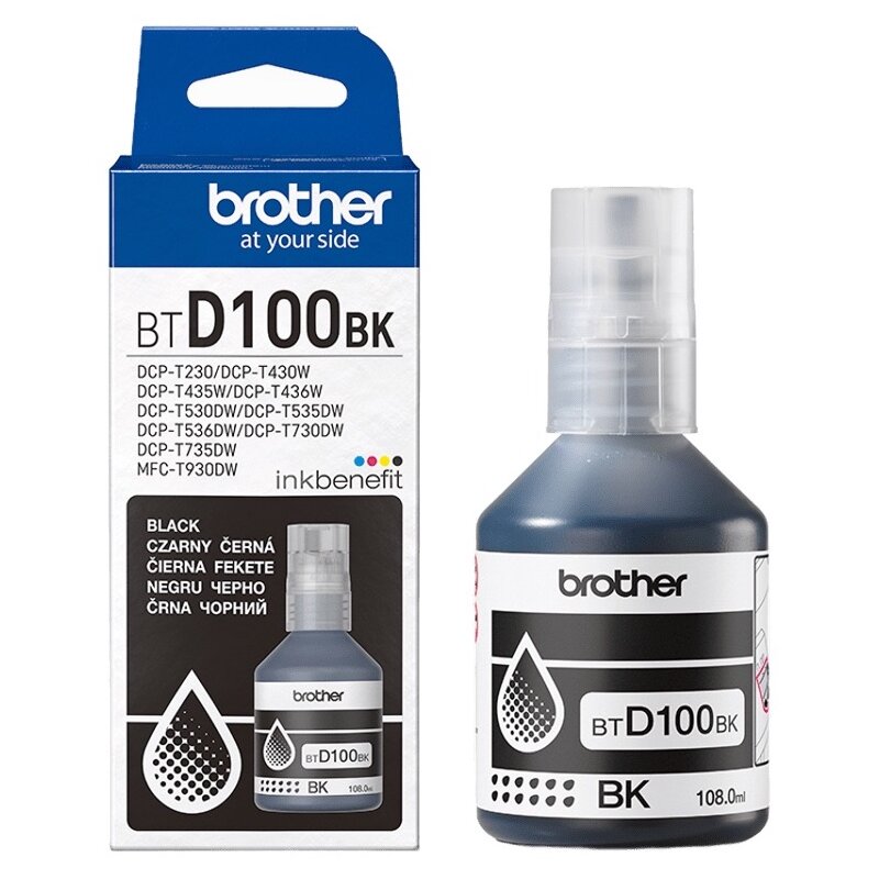 Brother BTD100BK Czarny 108ml