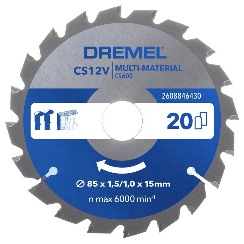 Tarcza do cięcia DREMEL CS600 85 mm
