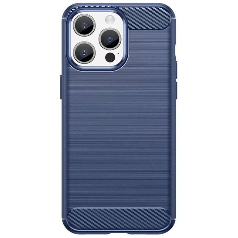 Etui HURTEL Carbon Case do Apple iPhone 15 Pro Max Granatowy