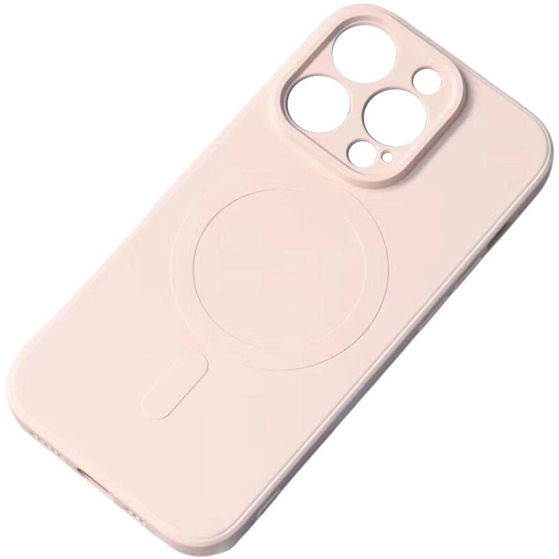 Etui HURTEL Silicone Case MagSafe do Apple iPhone 15 Pro Max Różowy