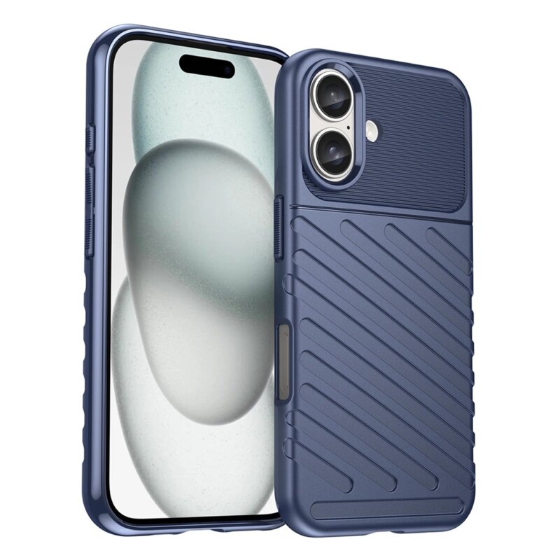 Etui HURTEL Thunder Case do Apple iPhone 16 Plus Niebieski
