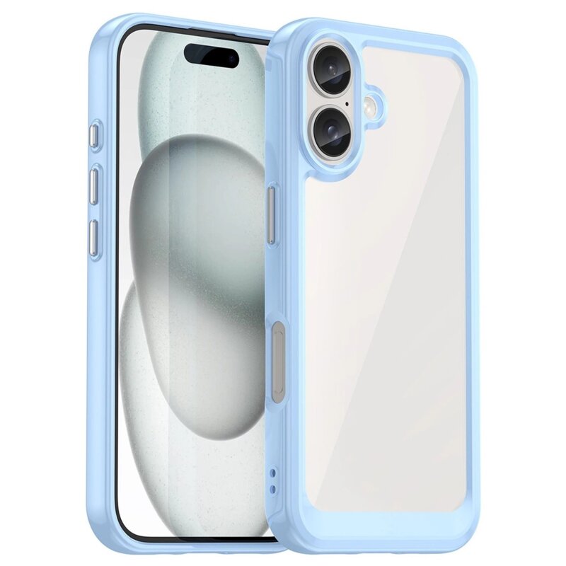 Etui HURTEL Outer Space Case do Apple iPhone 16 Plus Niebiesko-przezroczysty