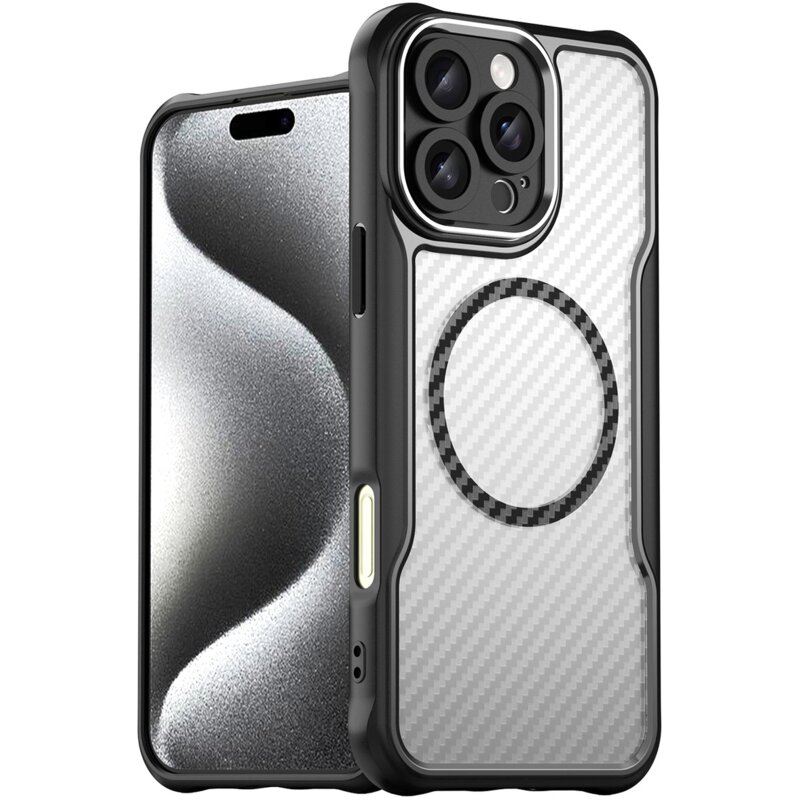 Etui HURTEL Leading Series MagSafe do Apple iPhone 16 Pro Max Czarny
