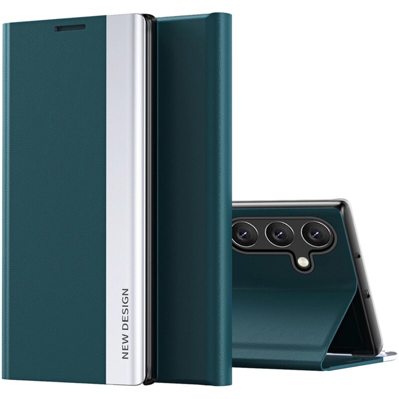 Etui HURTEL Sleep Case Pro do Samsung Galaxy S25 Zielony