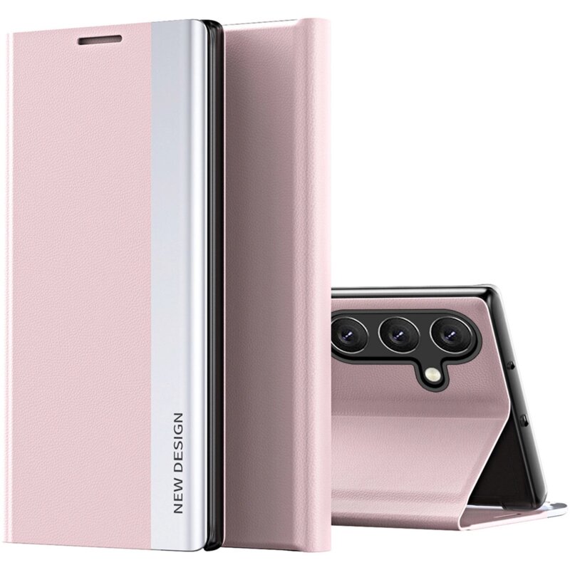 Etui HURTEL Sleep Case Pro do Samsung Galaxy S25 Różowy