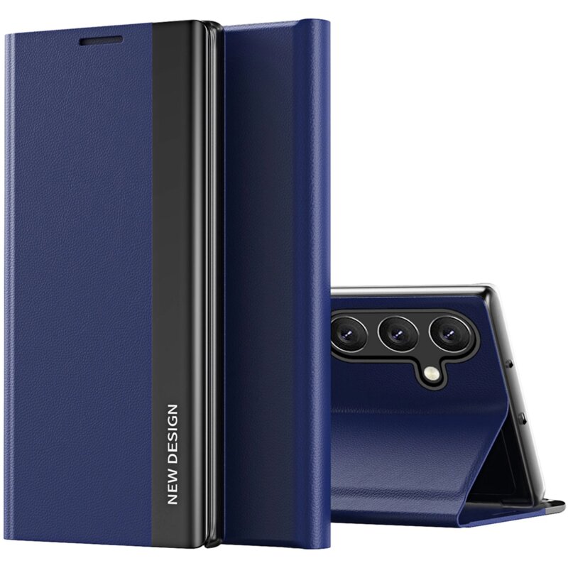 Etui HURTEL Sleep Case Pro do Samsung Galaxy S25+ Niebieski