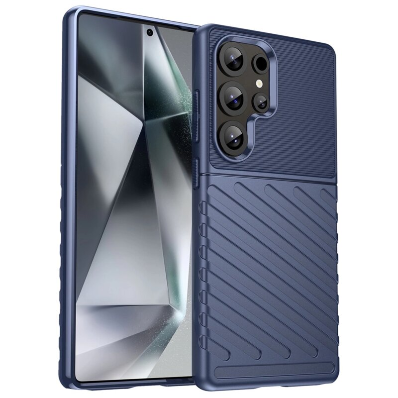Etui HURTEL Thunder Case do Samsung Galaxy S25 Ultra Niebieski
