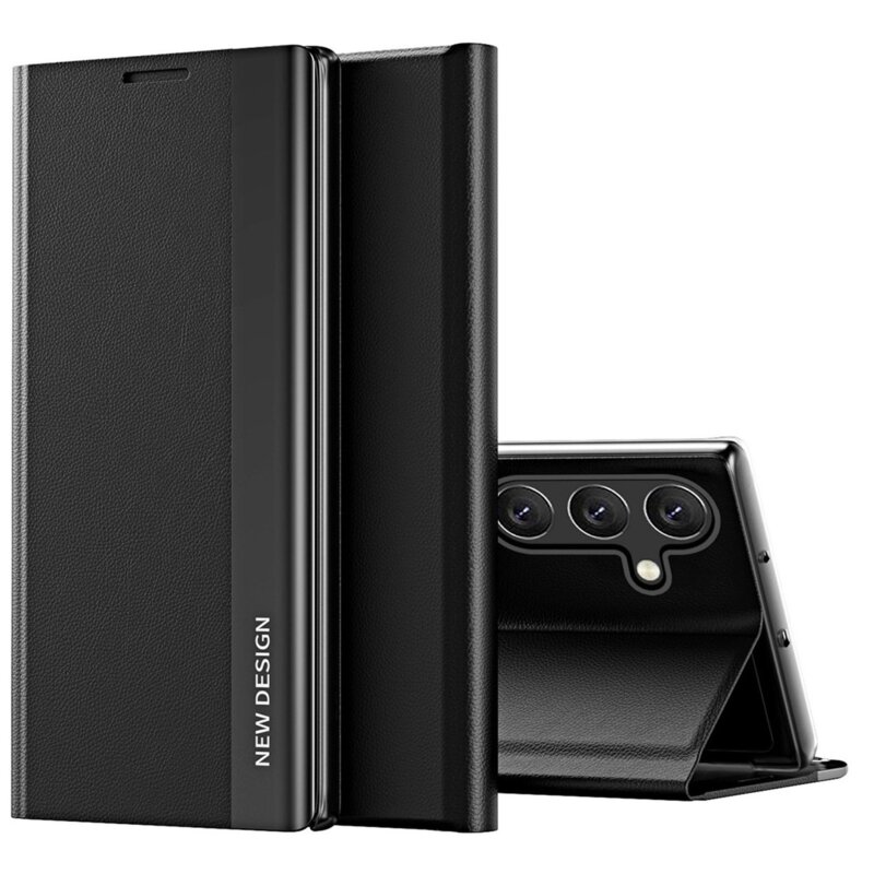 Etui HURTEL Sleep Case Pro do Samsung Galaxy S24 FE Czarny