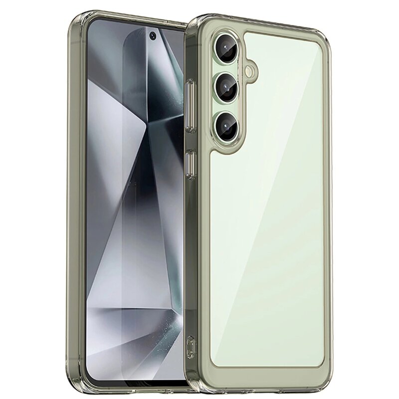 Etui HURTEL Outer Space Case do Samsung Galaxy S24 FE Przezroczysto-czarny