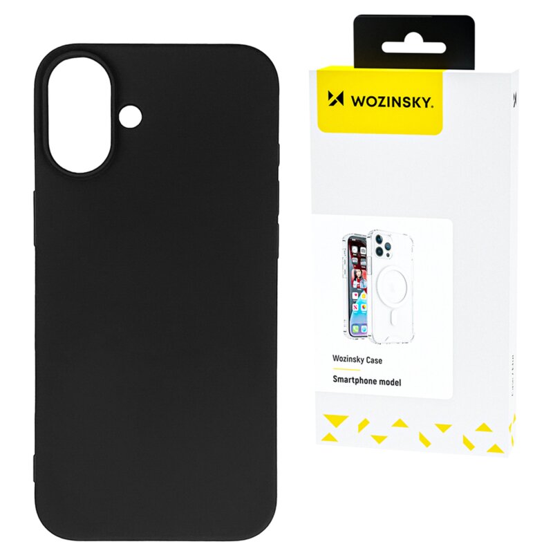 Etui WOZINSKY Silicone Case do Samsung Galaxy S25 Plus Czarny