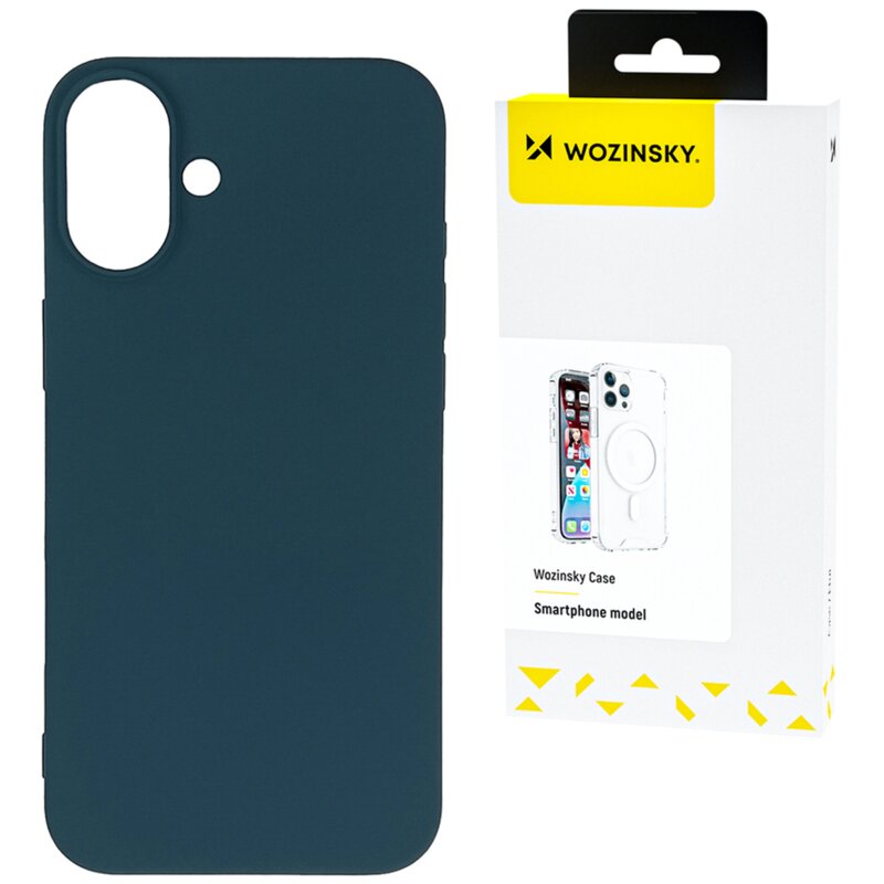Etui WOZINSKY Silicone Case do Samsung Galaxy S25 Plus Ciemnoniebieski