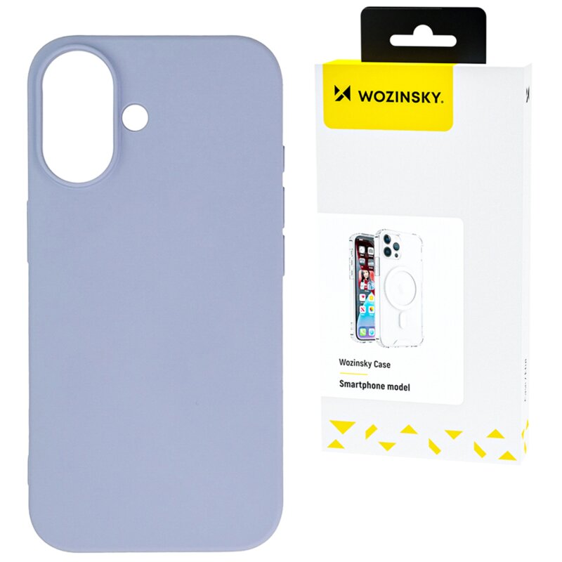 Etui WOZINSKY Silicone Case do Samsung Galaxy S25 Plus Fioletowy
