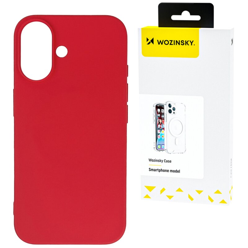 Etui WOZINSKY Silicone Case do Samsung Galaxy S25 Plus Czerwony
