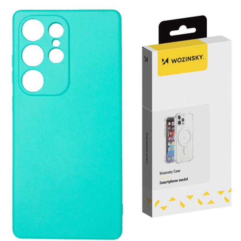Etui WOZINSKY Silicone Case do Samsung Galaxy S25 Miętowy