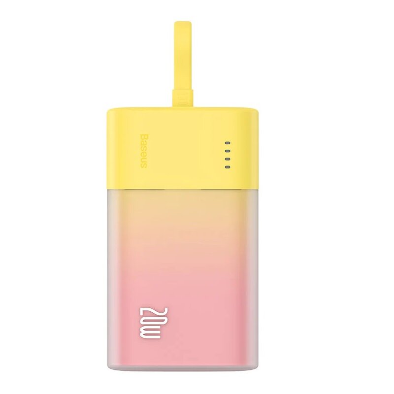 Powerbank BASEUS Popsicle 5200 mAh 20W Żółto-różowy