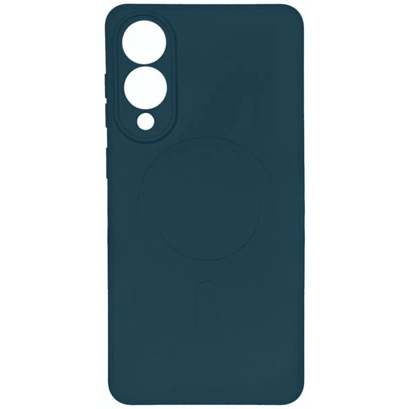 Etui HURTEL Liquid Silicone Case MagSafe do Samsung Galaxy S25 Edge Niebieski