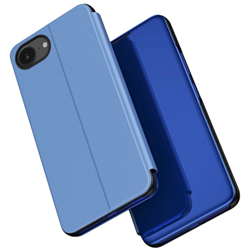 Etui HURTEL Clear View Case do Apple iPhone 16e/17e Niebieski