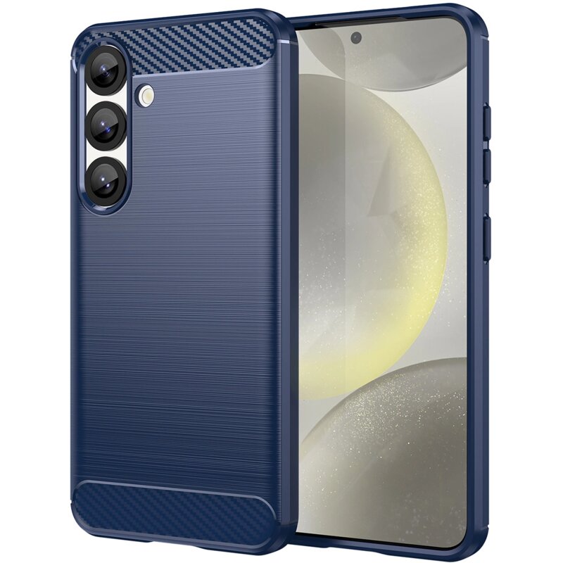 Etui HURTEL Carbon Case do Apple iPhone 16e/17e Niebieski