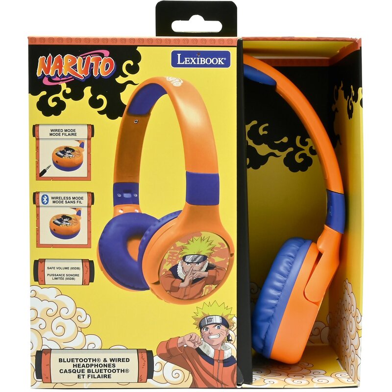 Zabawka słuchawki nauszne LEXIBOOK Naruto HPBT010NA
