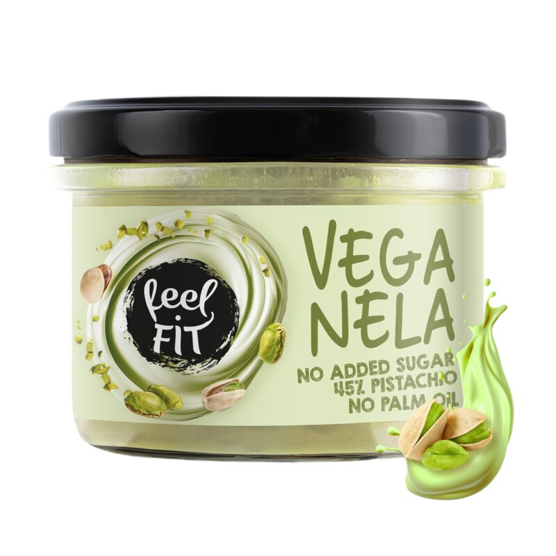 Krem FEEL FIT Veganela Pistacjowy (200 g)
