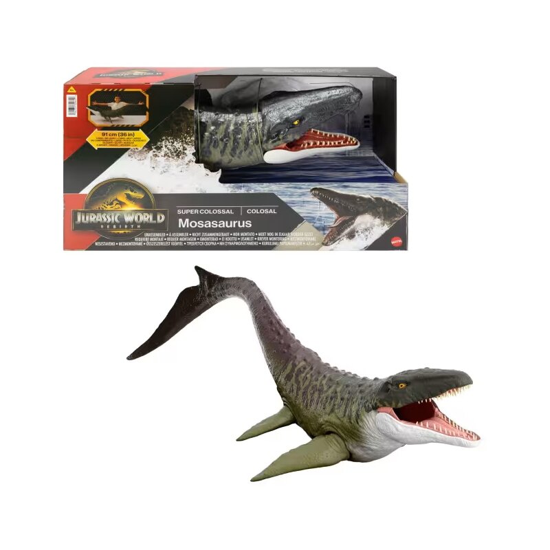 Figurka JURASSIC WORLD Kolosalny Mozazaur JGB51