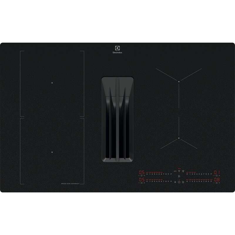 Płyta indukcyjna z wbudowanym okapem ELECTROLUX ECC83443CZ SaphirMatt® Czarny mat