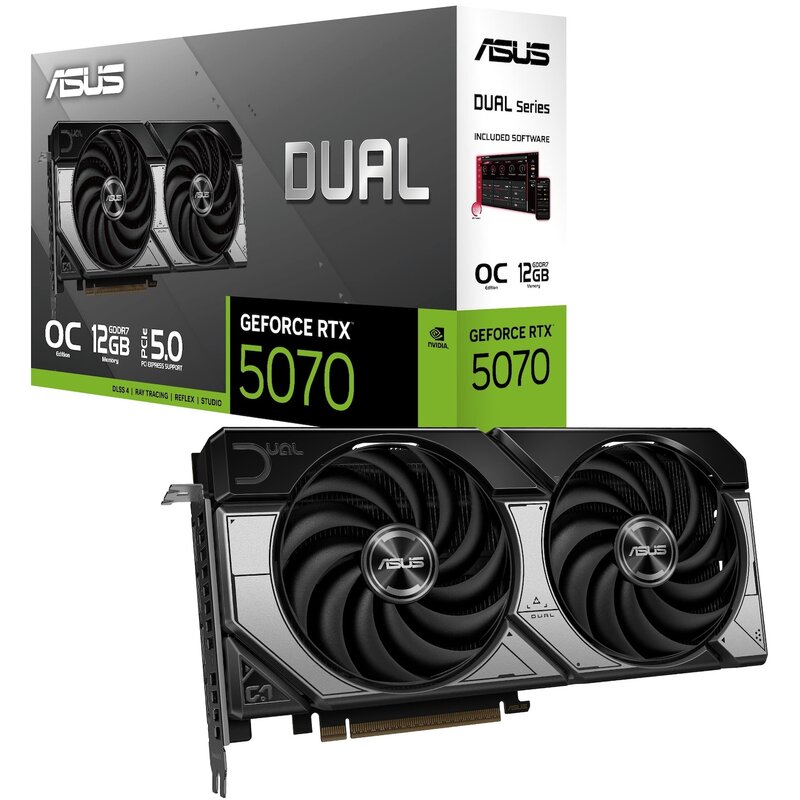 Karta graficzna ASUS GeForce RTX 5070 Dual OC Edition 12GB DLSS 4.5
