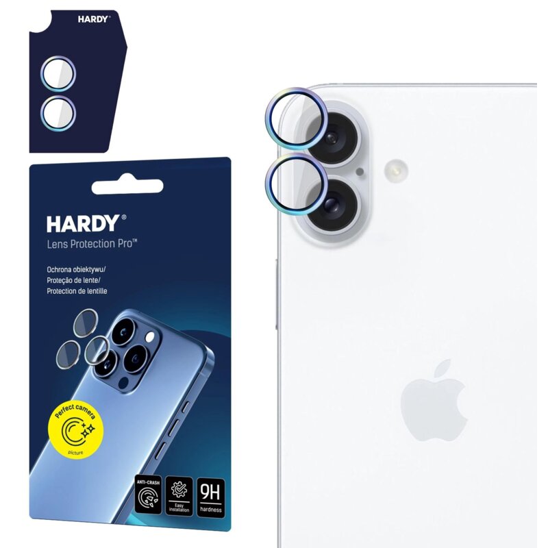 3mk HARDY Lens Protection Pro Rainbow do iPhone 17