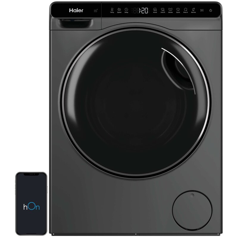 Haier Mini Drum HW50-BP12307GU1S Funkcje AI 5kg 1200obr/min AI Cycle Smart Dual Spray Zdalne sterowanie