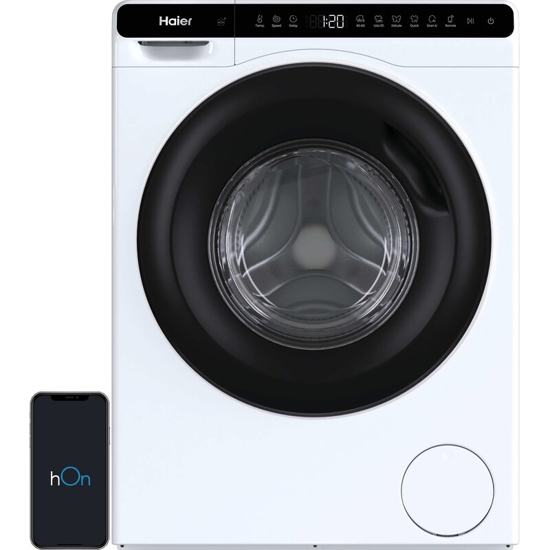 Pralka HAIER Mini Drum HW50-BP12MEU-PL 5kg 1200 obr/min AI Cycle, Smart Dual Spray hOn