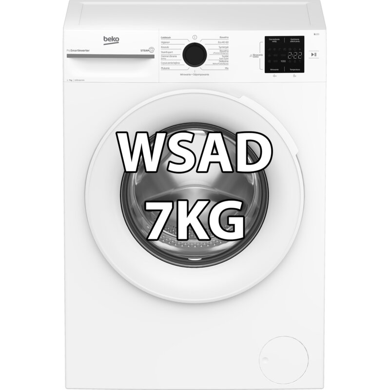 Pralka BEKO b100 BM1WFU37225WW 7kg Slim 46.8cm 1200obr