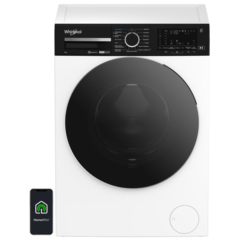 Pralka WHIRLPOOL MXWM 911W ADS PL 9kg 1400 obr