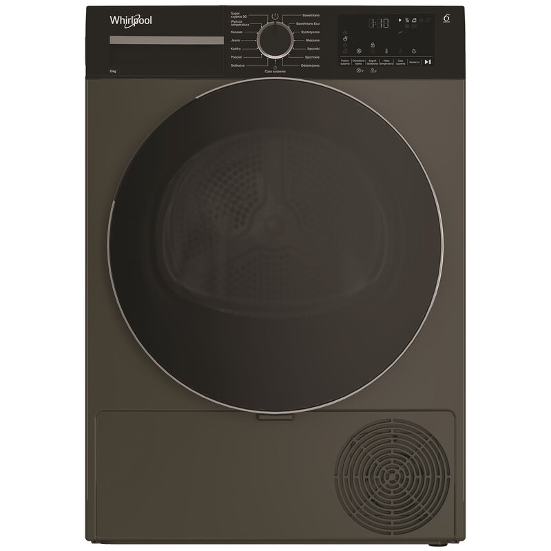 Suszarka WHIRLPOOL MX WSD 83M GBS PL Slim 47cm 8kg 6. Zmysł Program szybki 30'