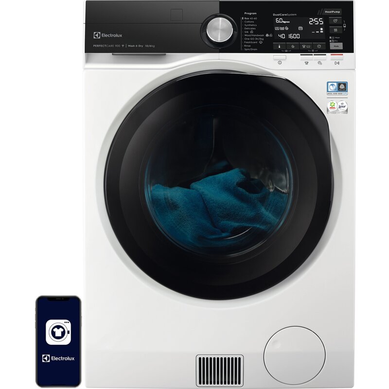 Electrolux 900 DelicateCare EW9WN161BCE 63,6cm Pompa ciepła Zdalne sterowanie