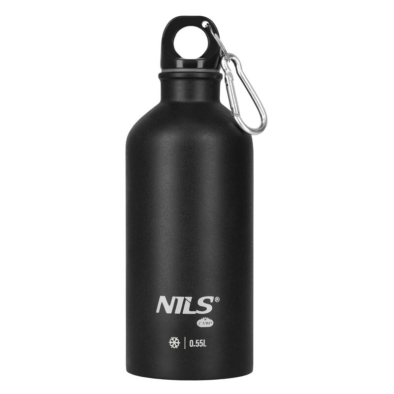 Butelka turystyczna NILS CAMP NC3801 550 ml Czarny