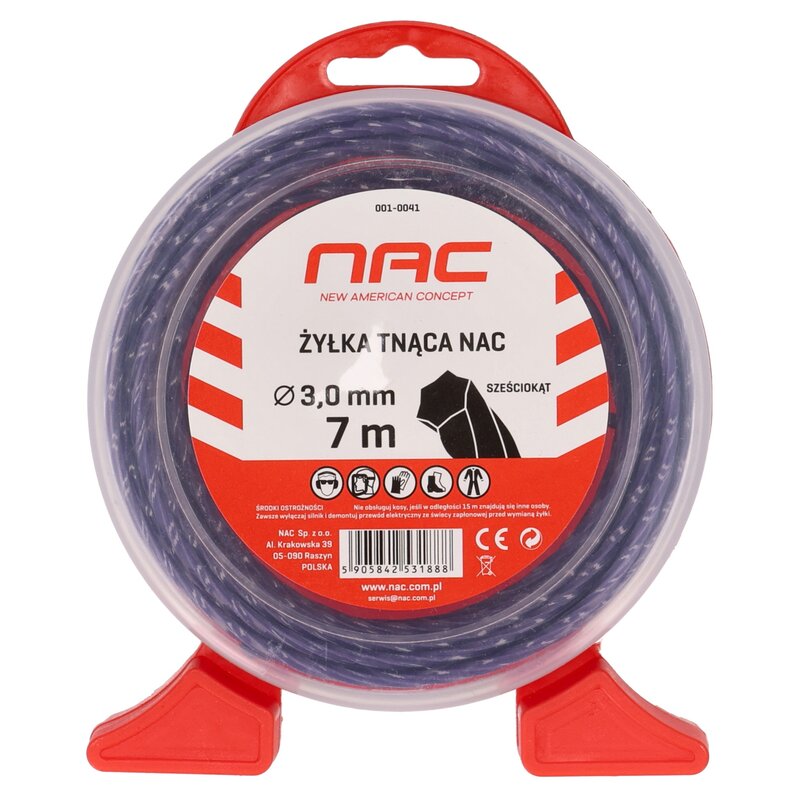 Żyłka do kosy i podkaszarki NAC 001-0041