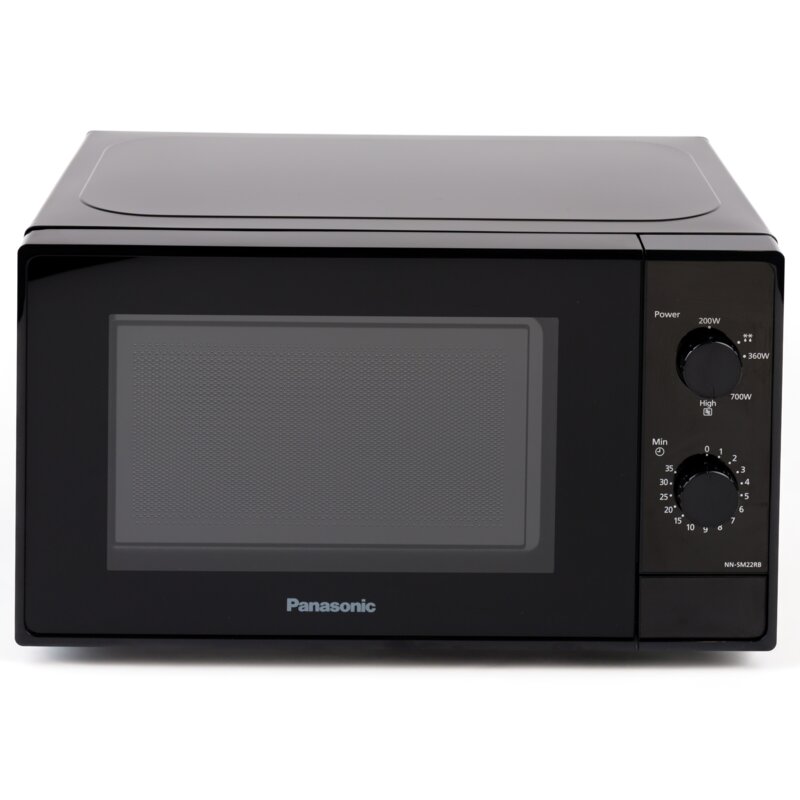 Kuchenka mikrofalowa PANASONIC NN-SM22RBEVG 800 W średnica 25.5 cm pojemność 20L Czarny