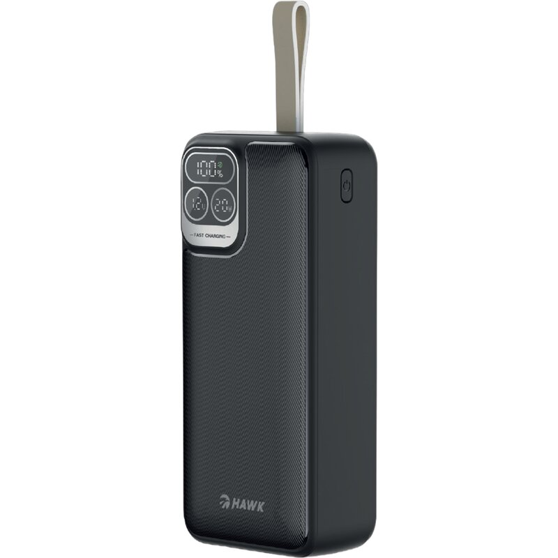 Powerbank HAWK HW-PB30000 30000 mAh 22.5W Czarny