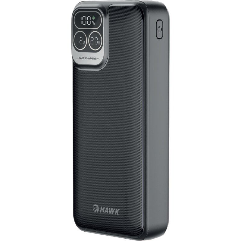 Powerbank HAWK HW-PB20000 20000 mAh 22.5W Czarny