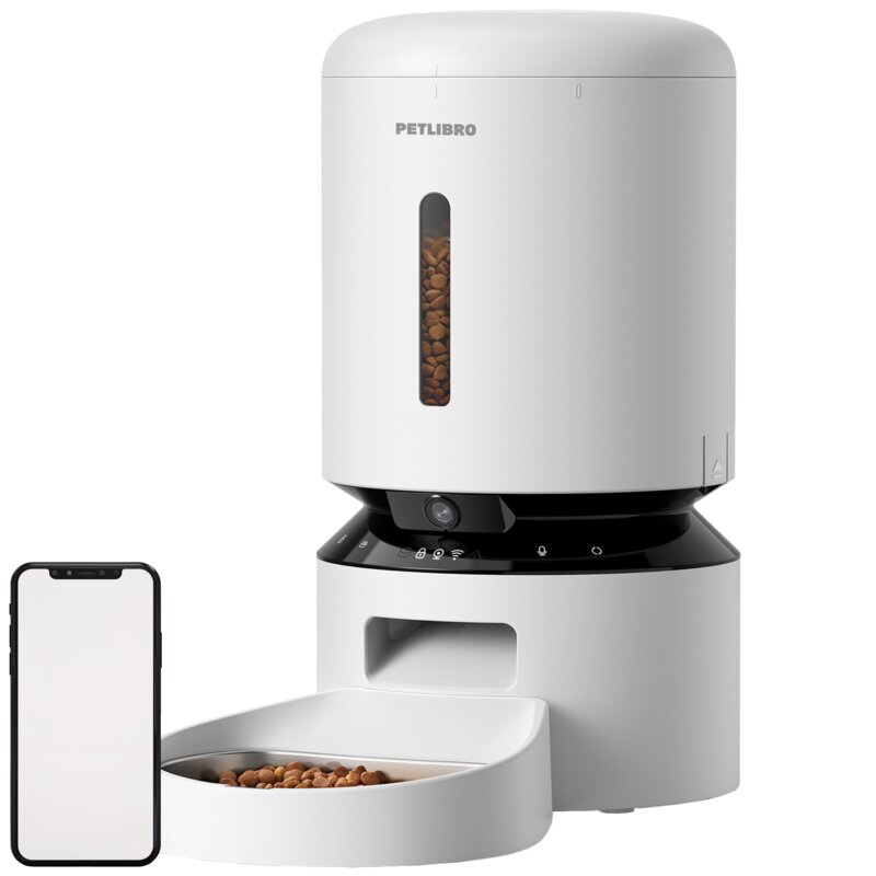 Dozownik karmy automatyczny PETLIBRO Granary PL-AF203-34W Biało-czarny