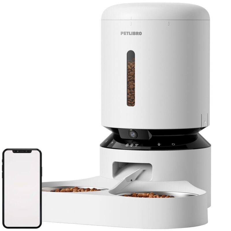 Dozownik karmy automatyczny PETLIBRO Granary PL-AF203-36W Biało-czarny